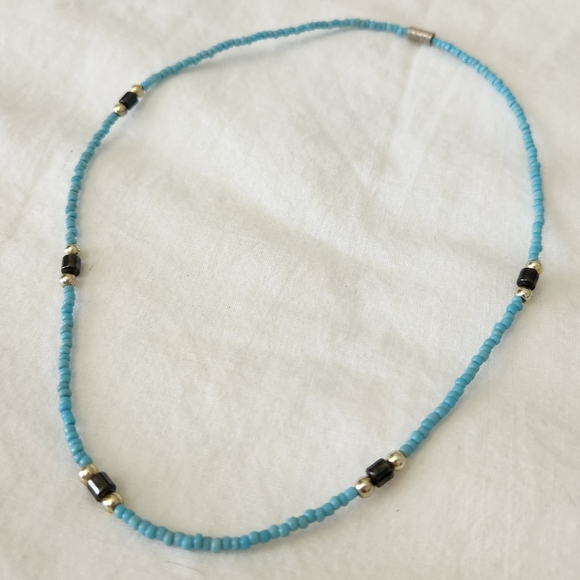 Beachy Boho Beaded Choker Bubdle of 2 - Picture 4 of 6